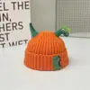 Chapéu de Lã de Inverno Infantil Chapéu de Tricô para Bebê Garry Dinossauro de Bebê Desenho Animado Chapéu com Proteção para Orelhas de Bebê Chapéu Quente Fofo