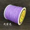 Punto No. 72 Línea de Taiwán 0.8mm línea de jade fina línea trenzada roja cuerda roja Nudo chino Borla línea venta al por mayor