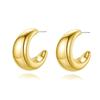 Aretes de acero inoxidable diseño de moda aretes de luna moda Europa y América Amazon explosiones de comercio exterior fábrica mayoreo