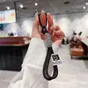 Estilo Minimalista Feito à Mão Corda Trançada Bloqueio de Cores Cordão Chaveiro Capa de Celular Alça de Pulso Portátil DIY Tendência Acessório de Nicho