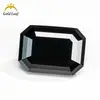 Pedras Moissanite Coloridas Irregulares em Estoque do Fabricante Corte Esmeralda Clareza Vvs Rosto de Anel Pingente de Anel 18K