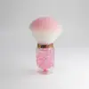Nueva Botella de Gas de Cristal Colorida Individual Portátil Polvos Sueltos Rubor Herramienta de Belleza Portátil Manicura Pincel de Maquillaje