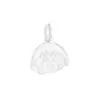 Plata Pura 999 Flor de Campana Ábaco Calabaza Zodiaco Dragón Pulsera de Cuerda Roja DIY Accesorios Llavero Accesorios de Joyería