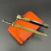 Espada de Estilo Antiguo Espada del Rey Yue Gou Jian Espada Ruyi Espada de Qin Shihuang Espada Arma Antigua Modelo Coleccionable Hoja Sin Abrir