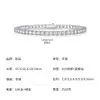Pulsera de tenis de moissanita de plata S925 para mujer, estilo nuevo, pulsera unisex chapada en oro y plata, artículo más vendido para ventas transfronterizas, en stock
