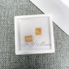Corte esmeralda y chapado en amarillo 0.5-5 quilates Moissanita piedra desnuda anillo femenino de 18K incrustado con piedra principal con certificado talla de anillo