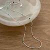 Collar de Cuentas Arcoíris para Mujer, Estilo Coreano Simple, Moderno y Versátil, Nuevo Pulsera Cadena Clavícula, Pulsera Elegante, de Moda