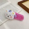 Novo Presilha de Cabelo de Urso de Pelúcia Desenho Animado, Acessório de Cabelo Fofo para Outono e Inverno para Meninas, Presilha Bico de Pato para Franja e Fios Soltos, Versátil