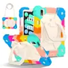 Aplicación de comercio exterior 2024 iPadmini7 máquina de aprendizaje portátil mini6 con ranura para lápiz tres a prueba de colisiones carcasa de silicona de color anticaída