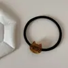 Gomita para el pelo de gatito linda de dibujos animados, diadema de gato dulce, fresca y juvenil, goma elástica alta básica para coletas