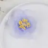 Accesorios DIY de Flores Flor de Organza Piezas de Flor Degradada Pistilo Central Flor Artificial Accesorios para Ropa Accesorios para Tocados Accesorios