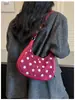 2026 Nuevo Diseño de Nicho Retro Bolso de Empanada Moda Lunares Bolso Cruzado para Viajes Diarios Hombro Único Bolso Debajo del Brazo