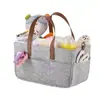 Bolsa de pañales de fieltro transfronteriza, bolsa de cosméticos de gran capacidad para mamá, madre y bebé, bandolera, plegable y fácil de transportar