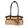 Bolso de hombro de gamuza de alta gama y gran capacidad para mujer, nuevo bolso casual para el día a día otoño 2026, bolso tote para debajo del brazo