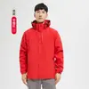 Chaqueta Exterior Camel para Hombre Tres en Uno de Terciopelo Extraíble Gruesa Impermeable para Pareja Traje de Montañismo Otoño e Invierno para Mujer