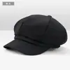 Gorra Boina Femenina Retro Británica Celebridad de Internet Primavera y Verano Moda Coreana Verano Versátil Moda Delgada Gorra Octagonal