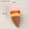 Accesorios de resina DIY de dibujos animados, decoraciones, pegamento de crema para galletas, pinzas para el cabello, fundas para teléfonos, hebillas para zapatos, llaveros, colgantes, accesorios