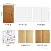 Cuaderno de Negocios con Papel Kraft Engrosado, Múltiples Especificaciones, Bolsa con Cremallera de PVC, Portatarjetas, Cuaderno Vintage al por Mayor