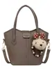 Bolso Casual de Moda Nuevo 2026, Bolso Cubo Simple y Moderno, Bolso Único de Hombro y Cruzado para Mujer Temporada de Primavera