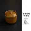 Panela de Cerâmica para Ensopados com Tampa para Cozinhar Ovos no Vapor e Ensopados, Lanche Estilo Chinês Shaxian, Panela de Cerâmica para Sopa Individual