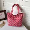 Bolsa de Lona Feminina Grande Capacidade 2026 Novo Estilo Versátil Ombro Único Bolsa de Noiva para Casamento Bolsa de Tecido Portátil Bolsa Tote para o Dia a Dia