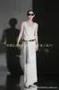 Primavera 2026 Nuevo Suéter Camisola de Lana Merino sin Mangas de Punto Calado Extendido Estilo de Oficina Elegante Top para Mujer
