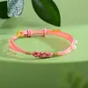 Pulsera de Hilo de Cinco Colores para el Festival del Bote del Dragón, Pulsera Tradicional Infantil con Amuleto de Paz, Pulsera Tejida a Mano Estilo Chino Antiguo Al por Mayor