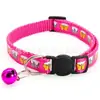 Collar para perro con parche de 1 cm con cascabel collar ajustable para gato collar para mascota suministros