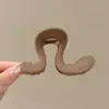 Pinza para el Cabello de Tiburón Estilo Dopamina para la Parte Trasera de la Cabeza, Pasador Elegante Estilo Coreano, Nueva Pinza de Garra Acrílica con Forma de Corazón 2026