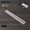 Cubierta decorativa de malla para orificio de ventilación de puerta de gabinete para armario, zapatero, radiador de gas, tatami rectangular de aleación de aluminio