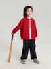 Uniforme de Béisbol Infantil Pudding Haru 2025 Otoño Nuevo Estampado de Letras de Dibujos Animados Chaqueta de Uniforme de Béisbol Holgada para Niños