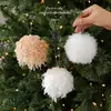 Nova Fita de Lamê Prata de Natal, Bolas de Espuma, Enfeites para Árvore de Natal, Decorações Criativas de Natal para Criar uma Atmosfera Festiva, Decorações de Festa