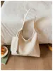 Bolsa Grande de Estilo Coreano para Mujer, Nueva Bolso Tote Tejido 2026, Bolso de Hombro Simple y Versátil para el Trabajo, Bolso de Moda