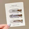 Pinzas Dulces con Lazo para el Cabello de Niñas, Pasadores Exquisitos de Alta Gama, Pinzas Lindas de Dibujos Animados para Flequillo de Niñas, Accesorios Versátiles para el Cabello