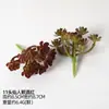 Suculenta Artificial com Flocagem 11 Cabeças Cacto DIY Pequeno Mini Bonsai Vasinho Flor de Suculenta Planta Verde