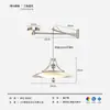 Lustre moderno minimalista Bauhaus para sala de estar e jantar com senso de design de alta qualidade, adequado para escritório, quarto, corredor criativo e hall de entrada, com recursos de proteção ocular