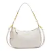 Bolsa de Ombro Trançada Casual Simples Estilo Coreano Atacado Nova, Bolsa Transversal Feminina Versátil Elegante Cor Sólida para o Dia a Dia