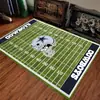 Alfombras temáticas de equipos de fútbol americano transfronterizos para la decoración de la sala de estar del hogar, duraderas, resistentes a las manchas y fáciles de mantener, disponibles para venta al por mayor