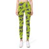 Calça Legging de Yoga com Estampa Digital 3D Explosões Transfronteiriças Cintura Alta Estilo Europeu e Americano Meia-calça Esportiva de Desenho Animado Leggings Respiráveis para Mulheres