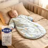 Saco de Dormir de Seda de Amora Bibiwan de Anyang para Bebê Outono e Inverno Espessado Classe A para Recém-Nascidos Tudo-em-Um Anti-Susto