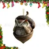 Pingente Animal da Floresta Nova Bolota - Pingente Animal Acrílico Pinha Floresta Xadrez Decoração de Festa em Casa