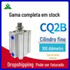 CDQ2B100-CQ2B100-10-15-20DCMZ-25-30-40DMZ-50-75-100d Cilindro Fino