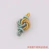 Hilo Dorado Nudo de Mandala Accesorios Hechos a Mano Pulsera Trenzada DIY Colgante de Mano Joyería Cuerda Decorativa Nudo Bobina Venta al por Mayor