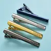 Amazon Transfronterizo Clip de Corbata Nuevo Estilo para Hombres, Clip de Corbata Versátil de Cobre para Camisas y Trajes de Negocios