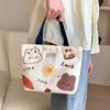 Bolso de Lona de Moda para Mujer 2026 Nuevo Modelo Bolso Tote Bolsa para Lonchera Minibolsa de Mano Bolsa para Almuerzo de Estudiante y Viajero al por Mayor