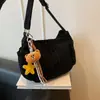 Bolso de mujer transfronterizo 2026 modelo nuevo mochila pequeña en mezclilla lavada, elegante y simple, de un solo hombro cruzado, bolso de moda y versátil