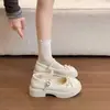 Zapatos de Princesa para Niñas Zapatos Pequeños de Cuero para Niños 2026 Nuevos Zapatos de Perlas para Niñas Suela Suave Lazo Zapatos Individuales