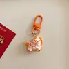 Pingente Chaveiro Pônei de Desenho Animado de Ano Novo, Decoração de Bolsa Fofa e Criativa, Acessório para Mochila de Estudante, Pequeno Presente do Ano do Cavalo