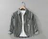 Camisa artística de manga larga estilo japonés para hombre, chaqueta casual versátil y moderna de corte holgado, personalizada con un toque de alta gama