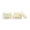 Frasco de creme redondo personalizado de 30g esbranquiçado, frasco de plástico PP para creme, materiais de embalagem para subengarrafamento de produtos para cuidados com a pele, atacado